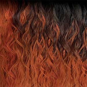 Outre Frontal Lace Wigs 3DRFF CAJUN SPICE Outre Synthetic Swiss HD Lace Front Wig - ELODIE - Clearance