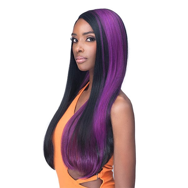 Bobbi Boss Swoop Part Series Synthetic Hair Hd Lace Front Wig - Mlf648 