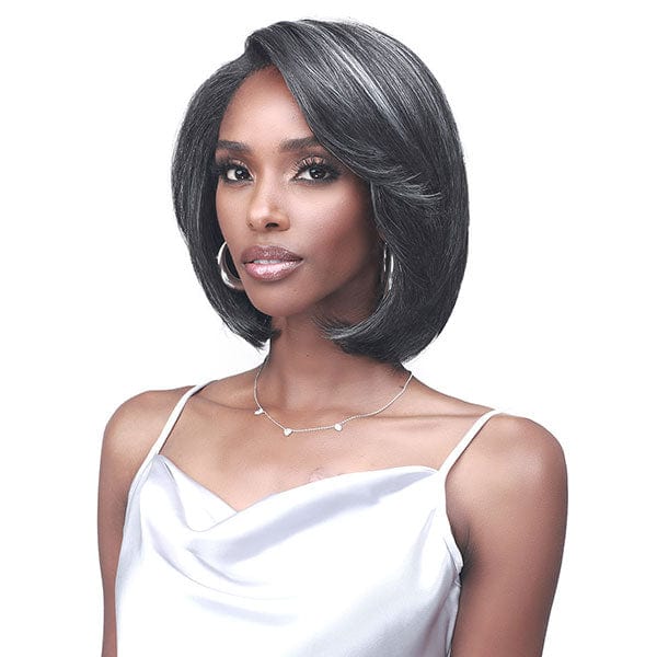 Bobbi Boss Frontal Lace Wigs FLGREY Bobbi Boss Synthetic 13x4 Glueless Lace Wig - MLF238 BLAKE