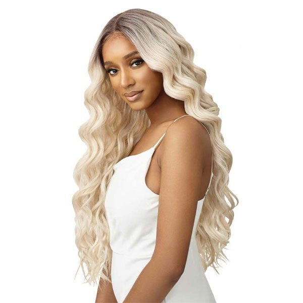 Outre Synthetic Sleeklay Part HD Lace Front Wig - ADELAIDE - SoGoodBB.com