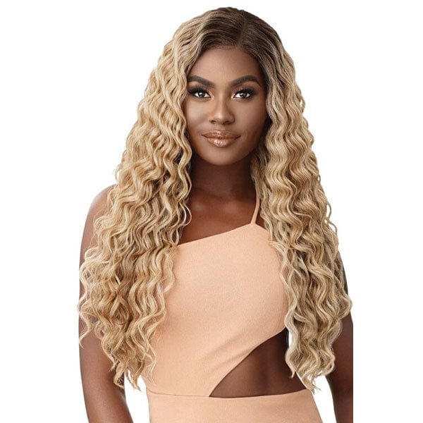 Outre Synthetic Sleeklay Part HD Lace Front Wig - ASMARA - SoGoodBB.com