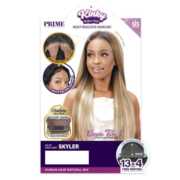 Zury Sis Prime Human Hair Blend Lace Front Wig - PM FP KINKY BABY ...